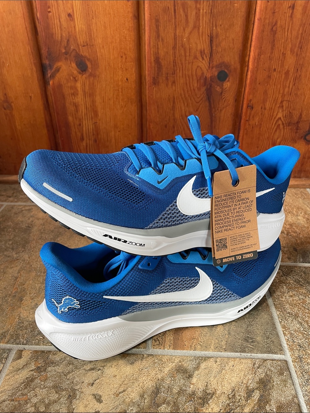 Men’s Nike Zoom Pegasus 41 Lions Running Shoes - Royal Blue/White